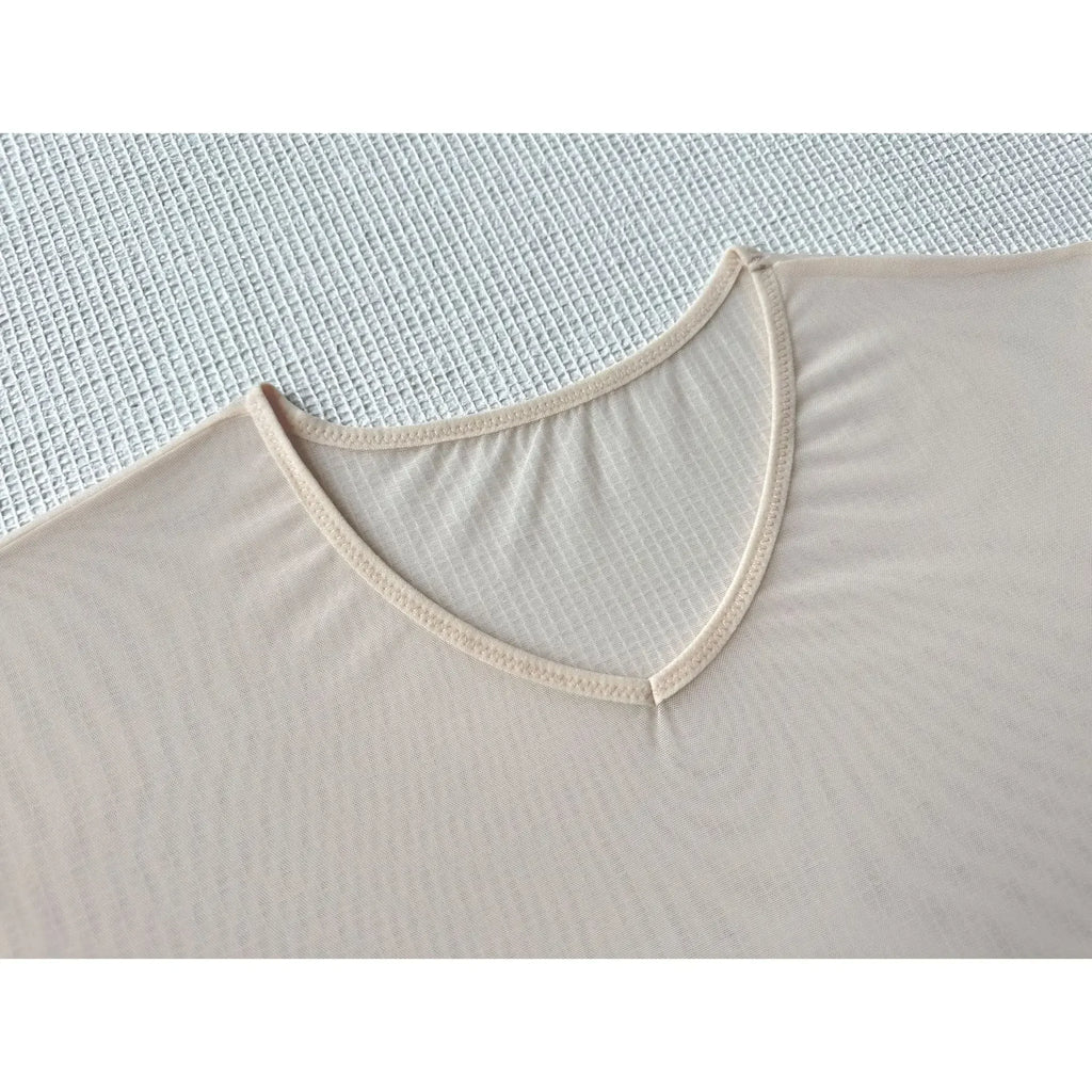 Men's Mesh Vest with Sweat Absorbent Pad Short Sleeve Sweatshirt Breathable Underarm Moisture Wicking Comfortable Innerwear