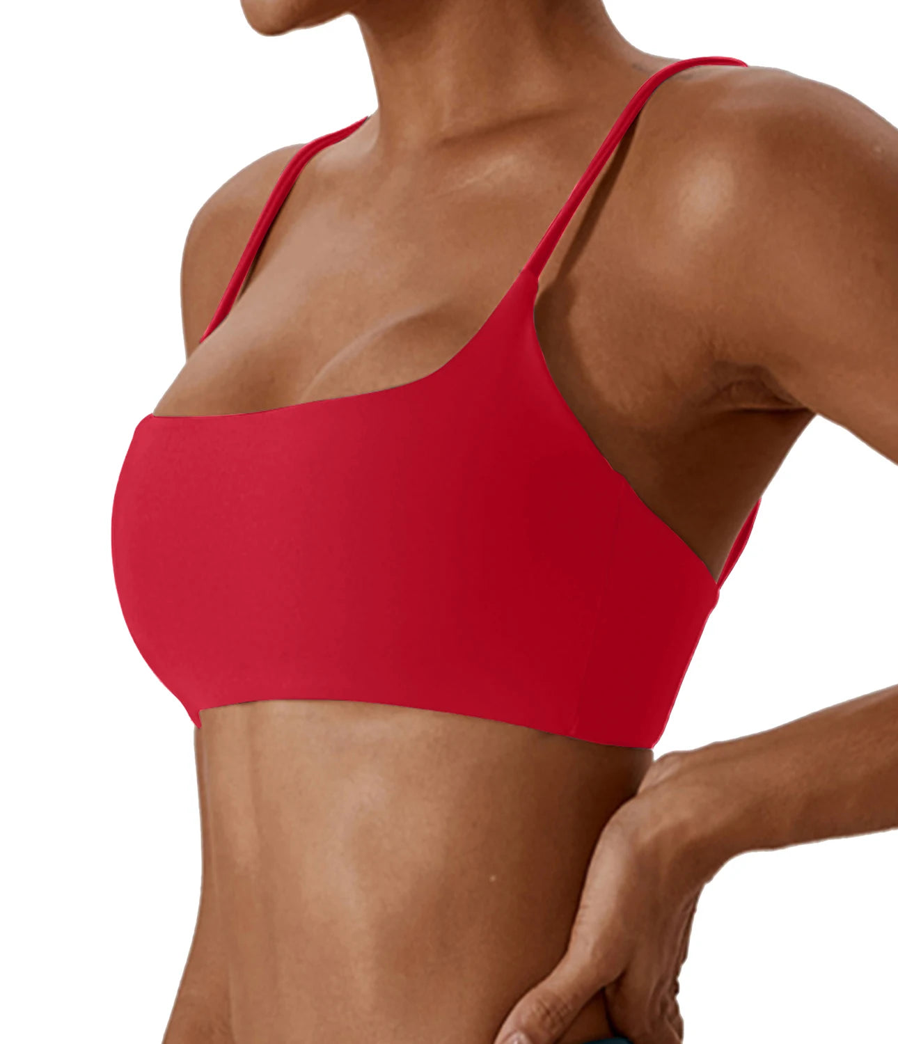 Women's Cross-Back Strappy Sports Bra