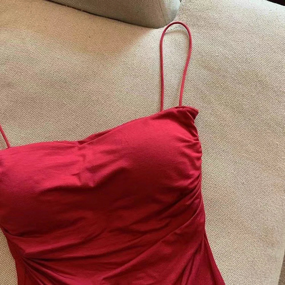 Women's Padded Spaghetti Strap Tank Top