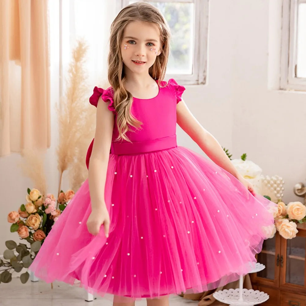 Girls' Fairy Princess Lace Dance Dress
