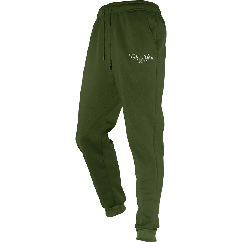 Men's Printed Gym Breathable Sport Joggers Sweatpants for Running Casual Fitness Trousers for Men and Women