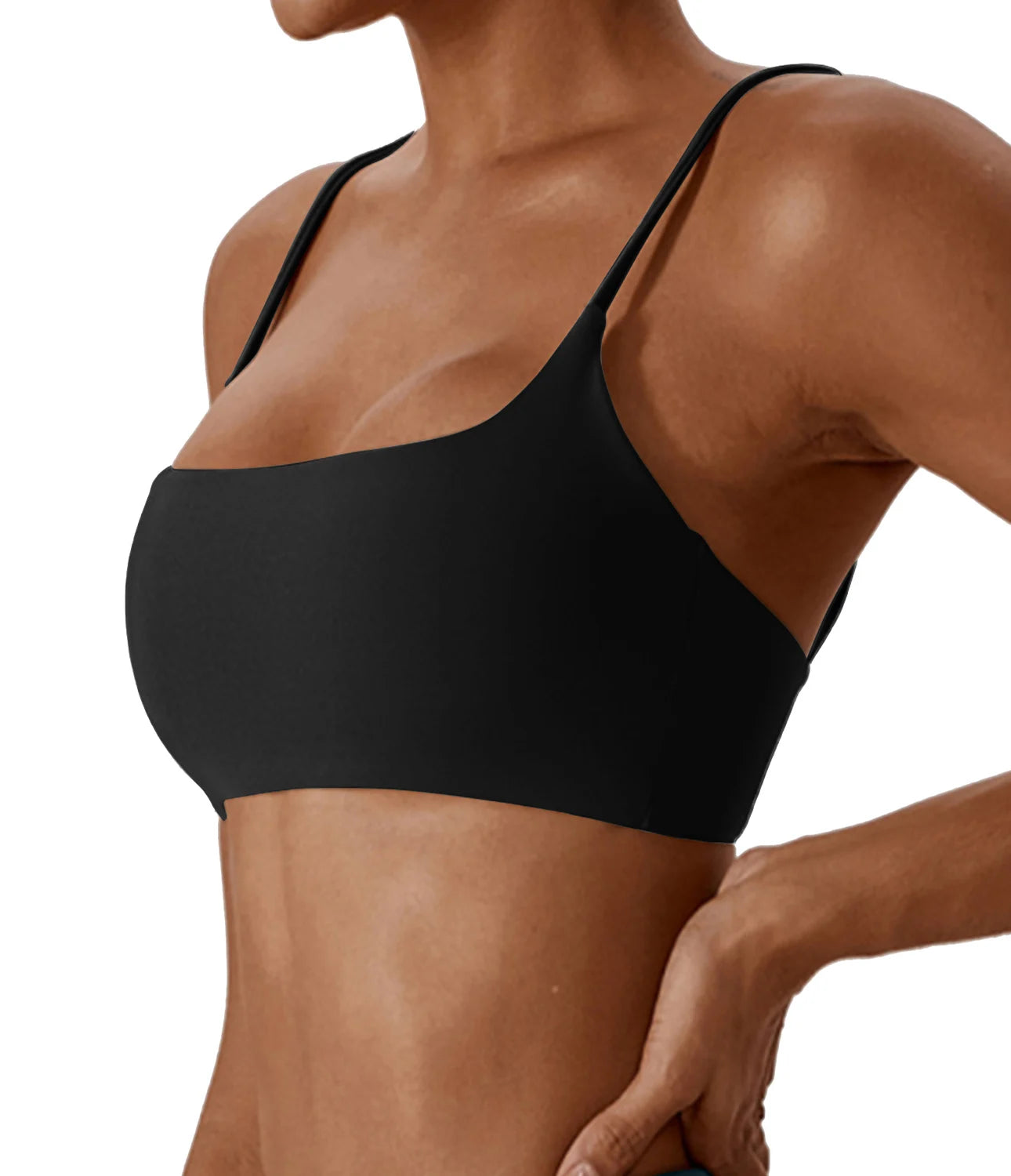 Women's Cross-Back Strappy Sports Bra