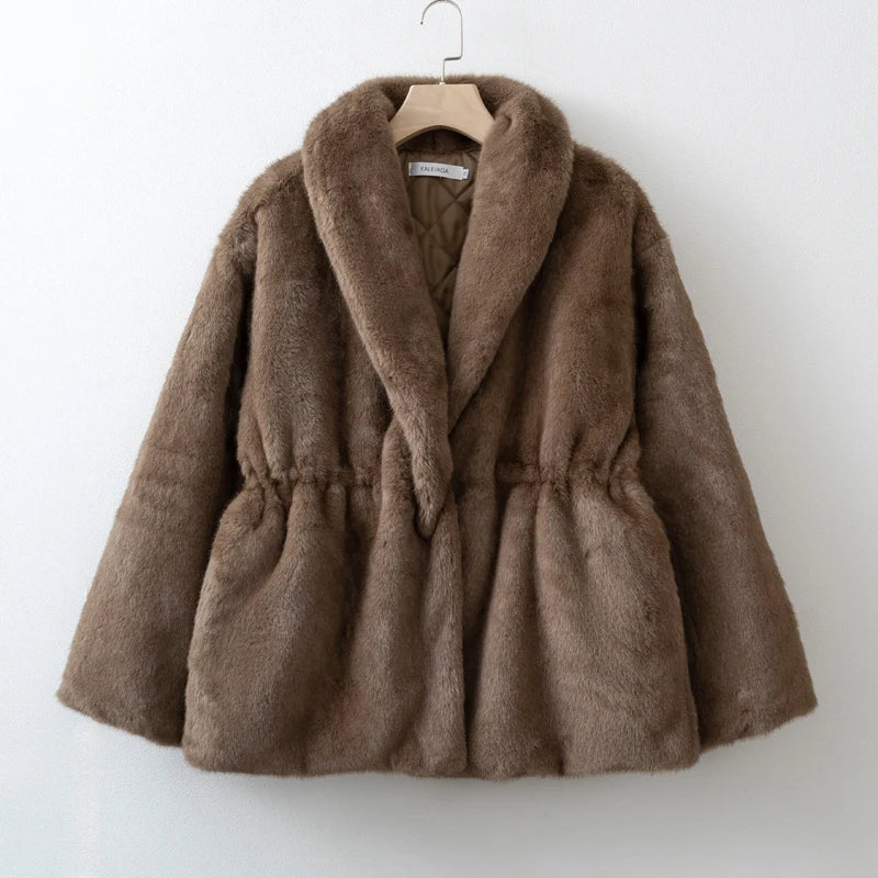 faux fur coat women