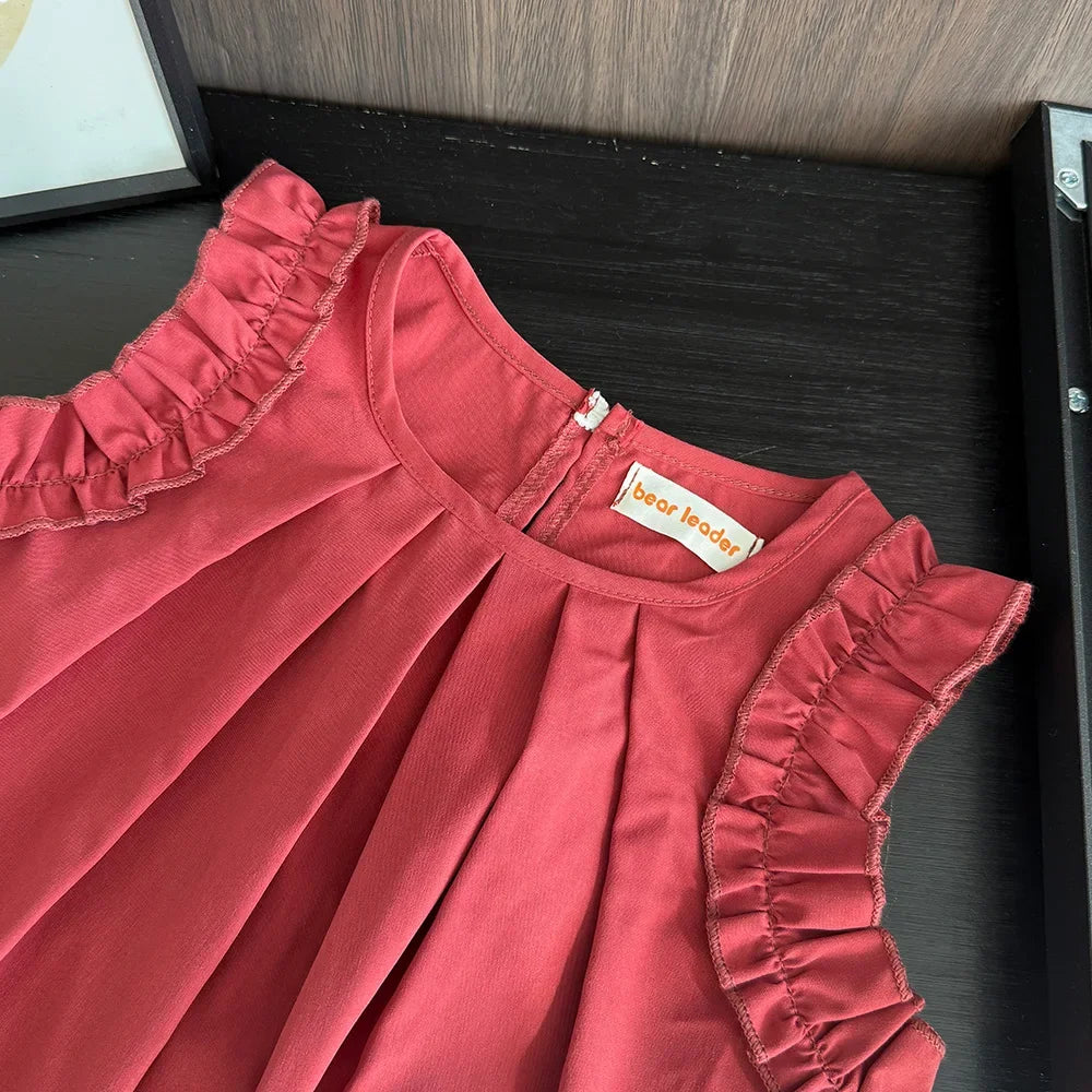Girls' Sleeveless Princess Dress (2-7Y)