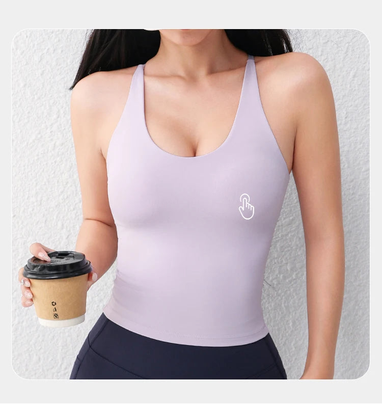 Women's U-Neck Yoga Sports Vest