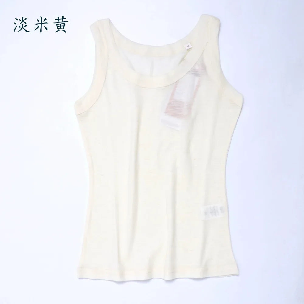 Women Merino Base Layer 100% Merino Wool Tank Top Sleeveless Tops Running Hiking Tank Tops Light Wicking Breathable Anti-Odor