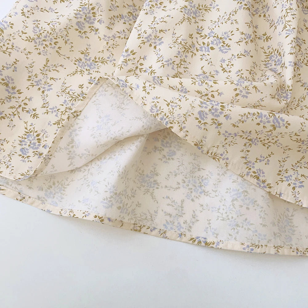 Girls' Lace Floral Princess Dress