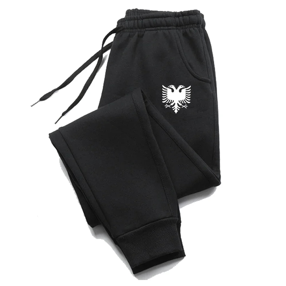 Sports Fitness Jogging Pants Comfortable Printed Sweatpants for Men and Women, Soft Long Pants, Casual Jogger Trousers,