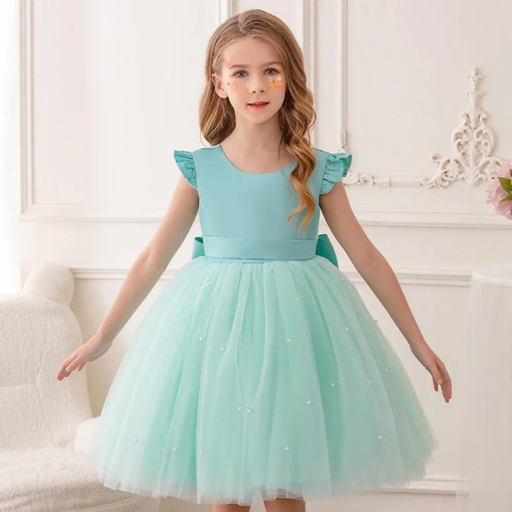 Girls' Fairy Princess Lace Dance Dress