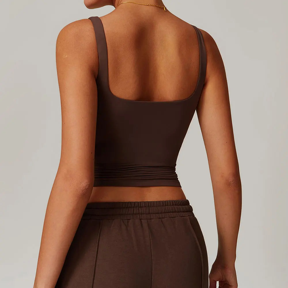 Breathable Sports Bra Anti-Sweat Fitness Top Women Yoga Bra Shockproof Crop Top Push Up High Strength Sport Bra Gym Workout Top