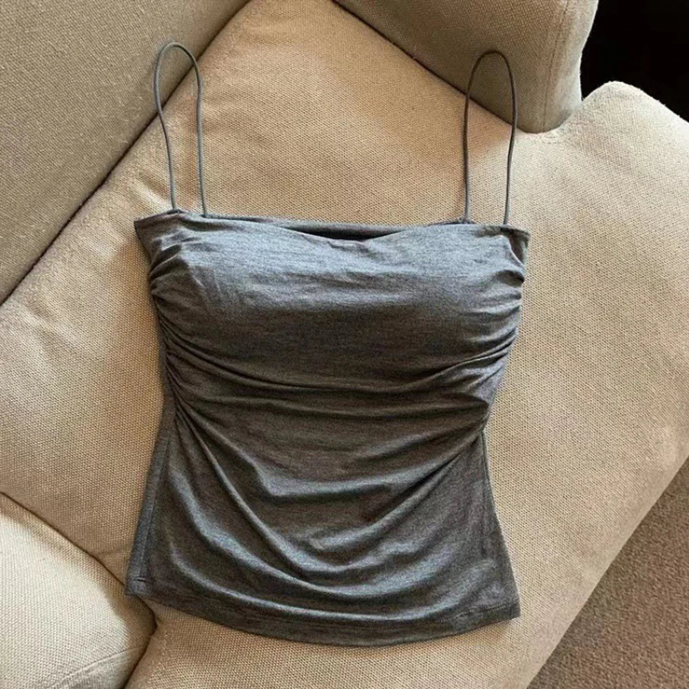 Women's Padded Spaghetti Strap Tank Top