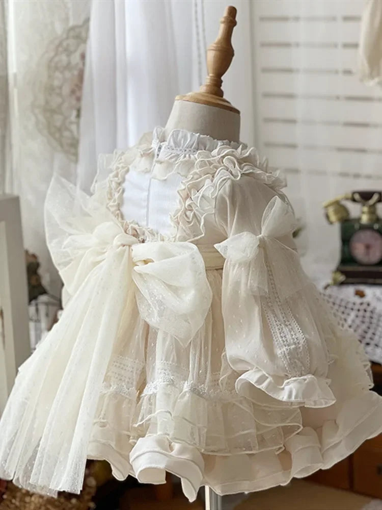 Girls' Halloween Flower Toddler Party Dress