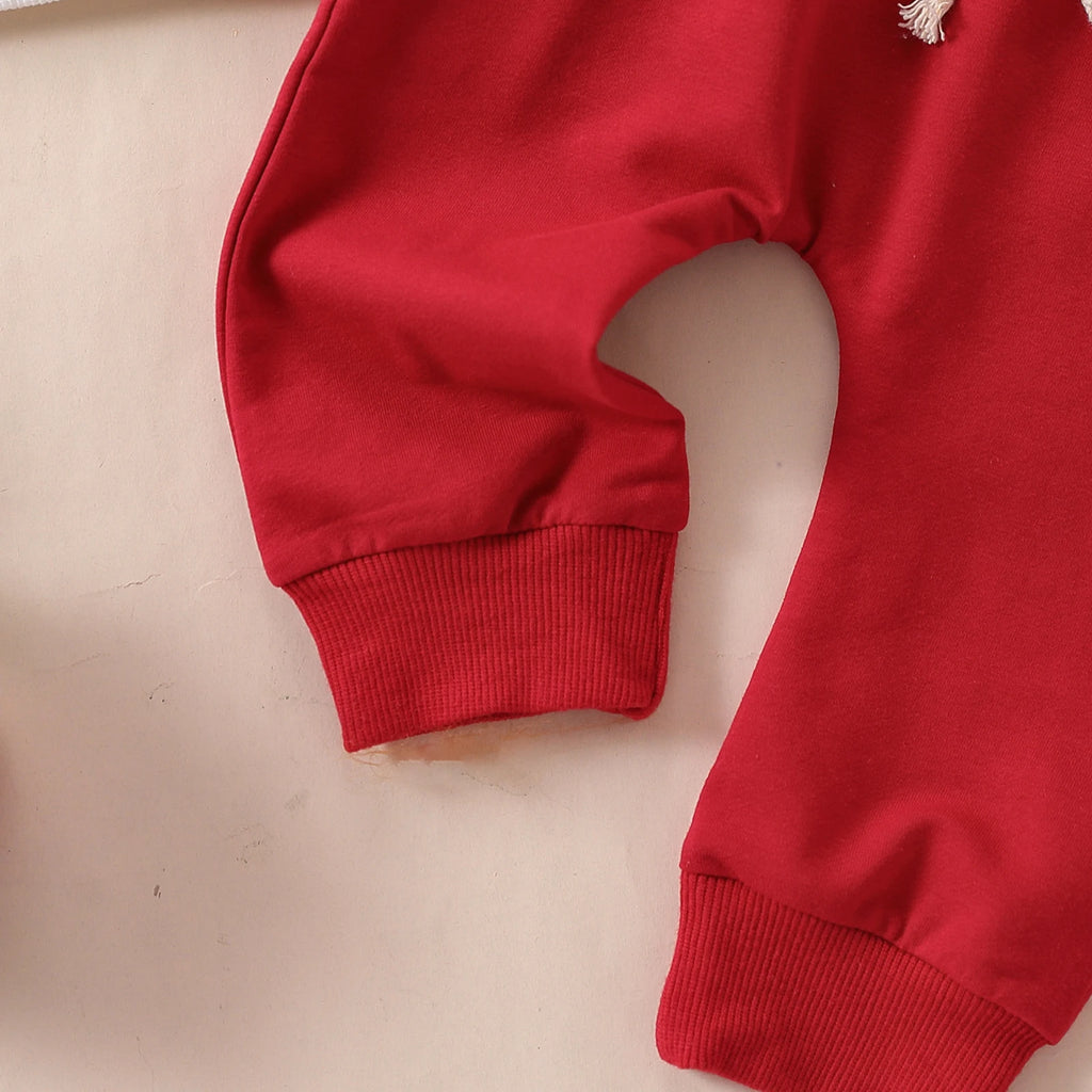 Baby Boys' Christmas Santa Sweatshirt & Pants Set
