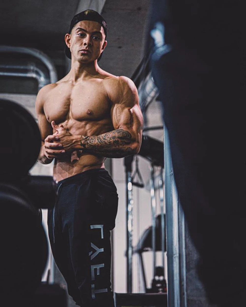 Mens Training Pants GYM Track Sweatpants Joggers Breathable Workout Fitness Male Running Sport Trousers Zipper Bottoms