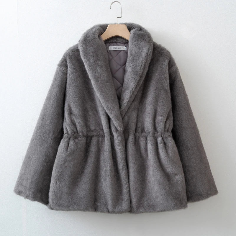 faux fur coat women