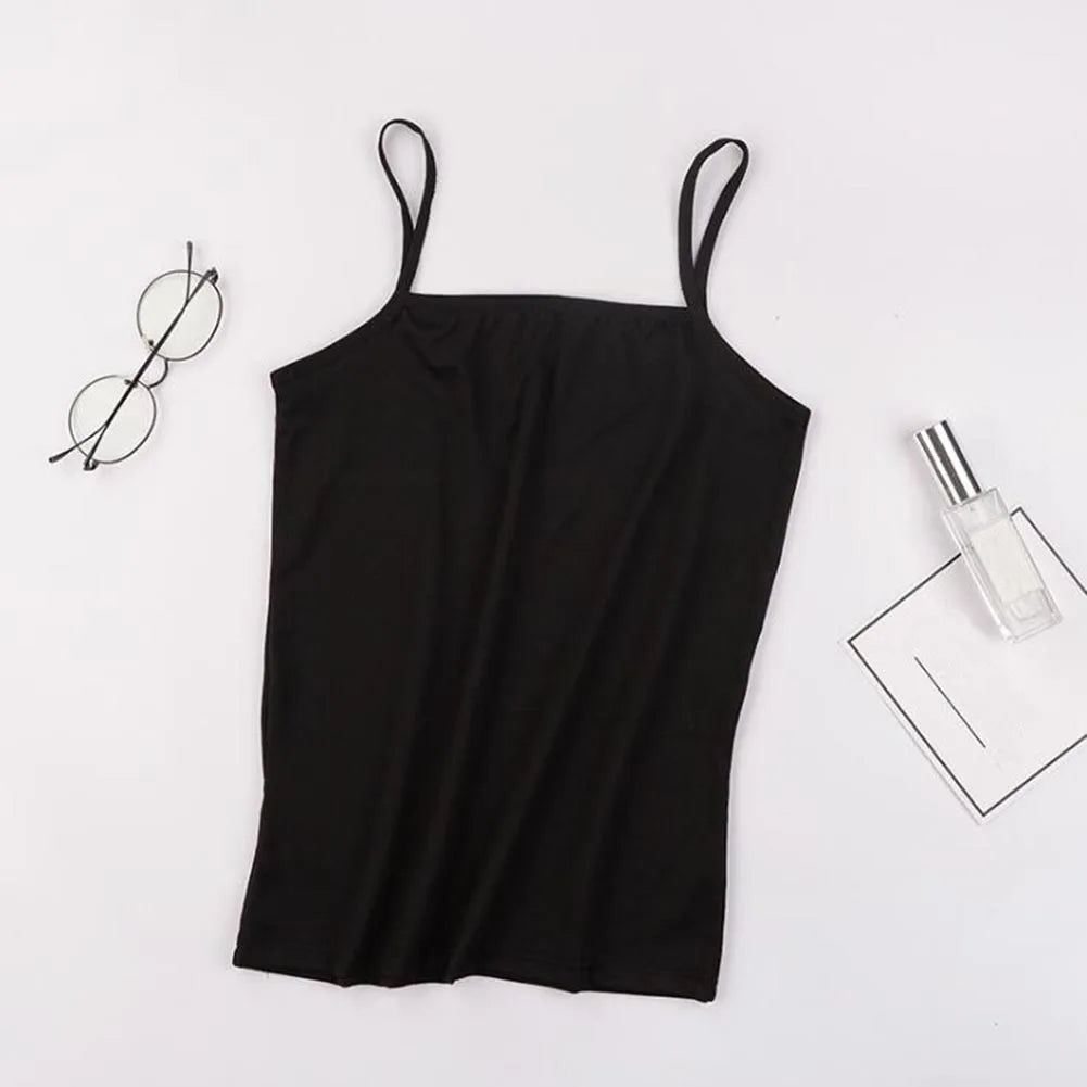 Women's Padded Spaghetti Strap Tank Top