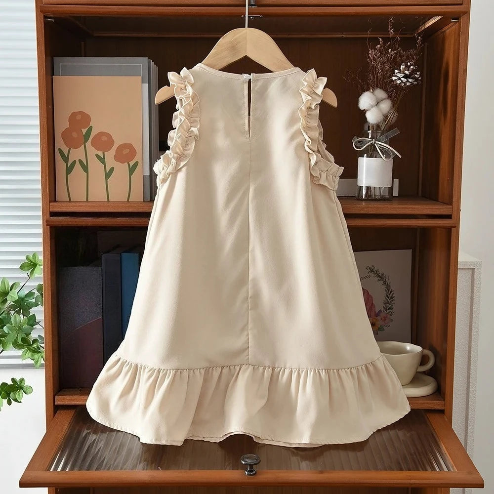Girls' Sleeveless Princess Dress (2-7Y)