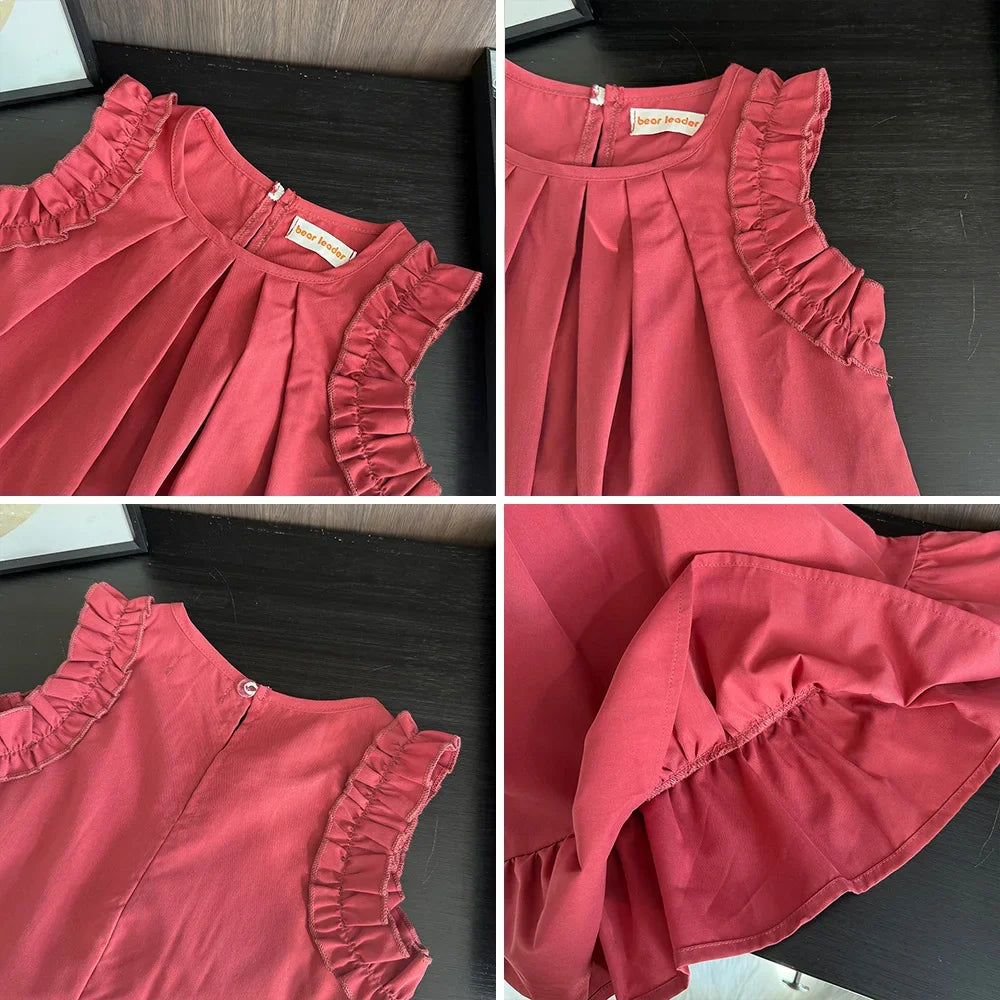 Girls' Sleeveless Princess Dress (2-7Y)