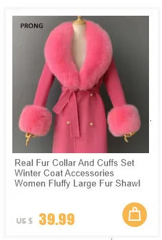 100% Real Fur Collar Luxury Warm Natural Raccoon Fur Scarf Women Genuine Fur Collar Scarves Large Fur Shawl Male Jacket Coat