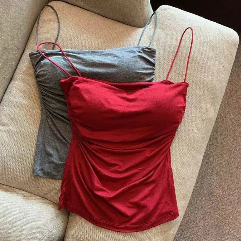 Women's Padded Spaghetti Strap Tank Top