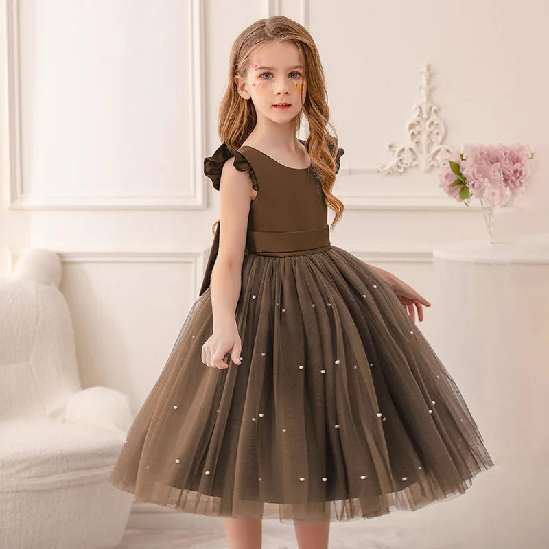 Girls' Fairy Princess Lace Dance Dress
