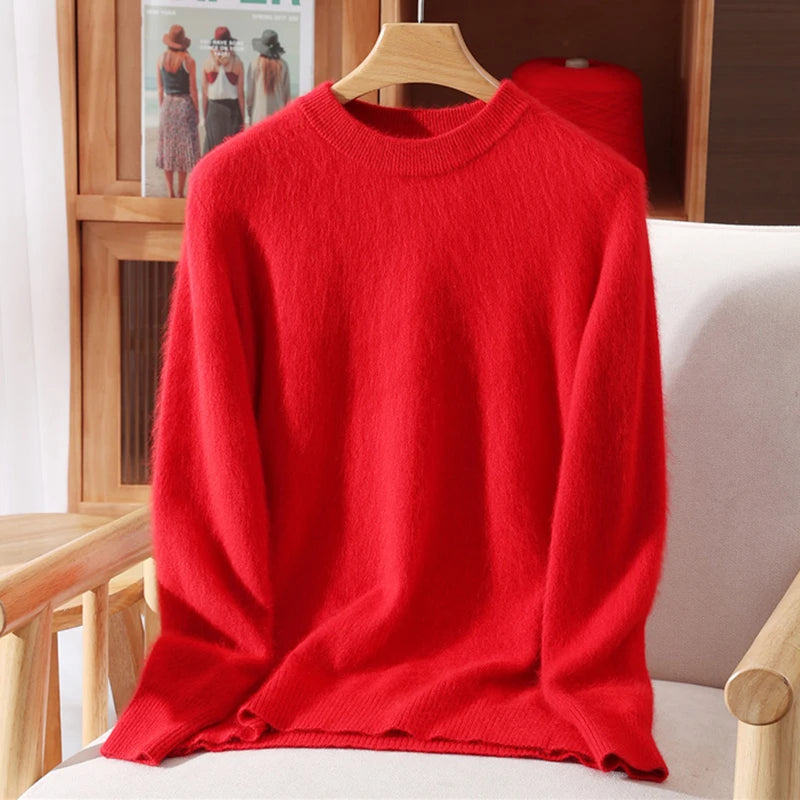 Autumn Winter Mink Cashmere Sweater