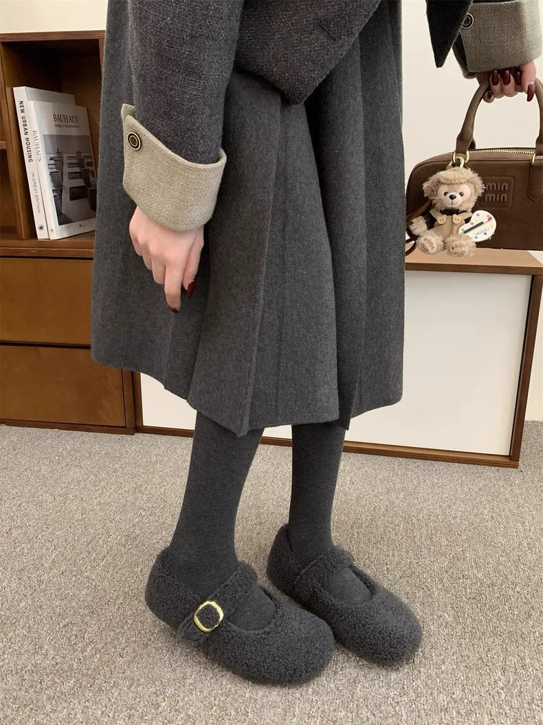 Famous Brand Spring Retro Single Shoes Comfortable Rubber Bottom Ladies Sandals Wider Toe Box Ballerina Slippers Style