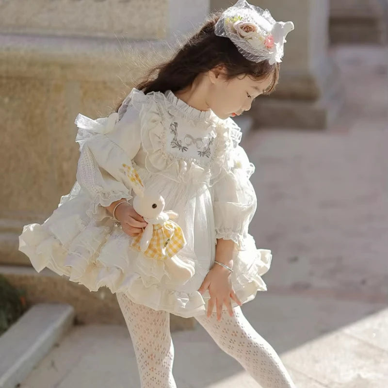 Girls' Halloween Flower Toddler Party Dress
