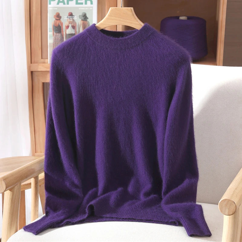 Autumn Winter Mink Cashmere Sweater