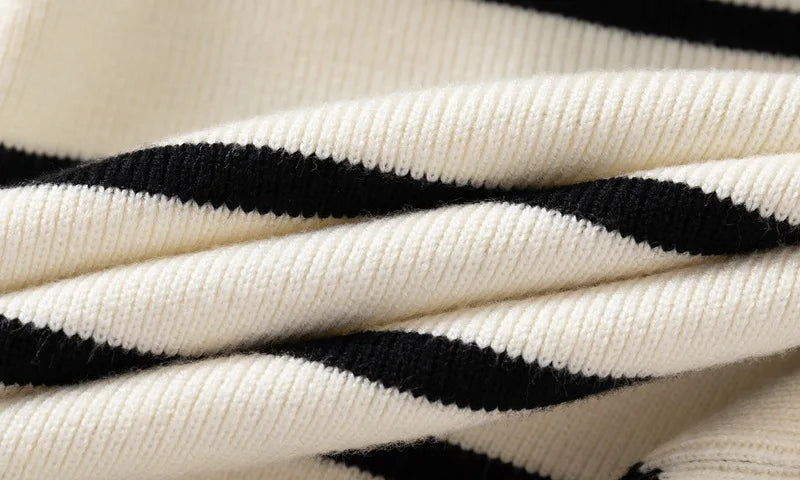 Baby Boys' Striped Bear Embroidery Sweater