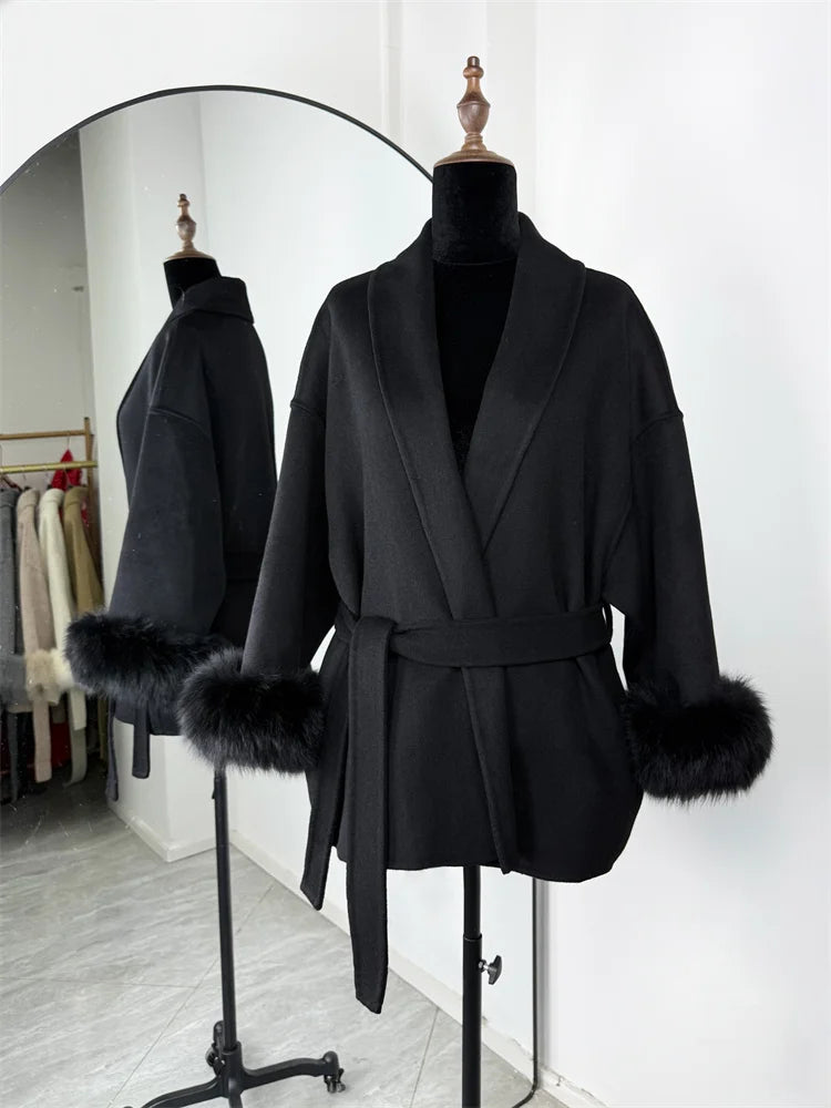 Tossy Fox Wool Overcoat