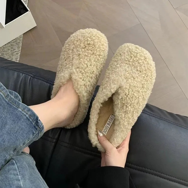 Famous Brand Spring Retro Single Shoes Comfortable Rubber Bottom Ladies Sandals Wider Toe Box Ballerina Slippers Style
