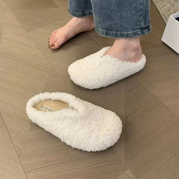 Famous Brand Spring Retro Single Shoes Comfortable Rubber Bottom Ladies Sandals Wider Toe Box Ballerina Slippers Style