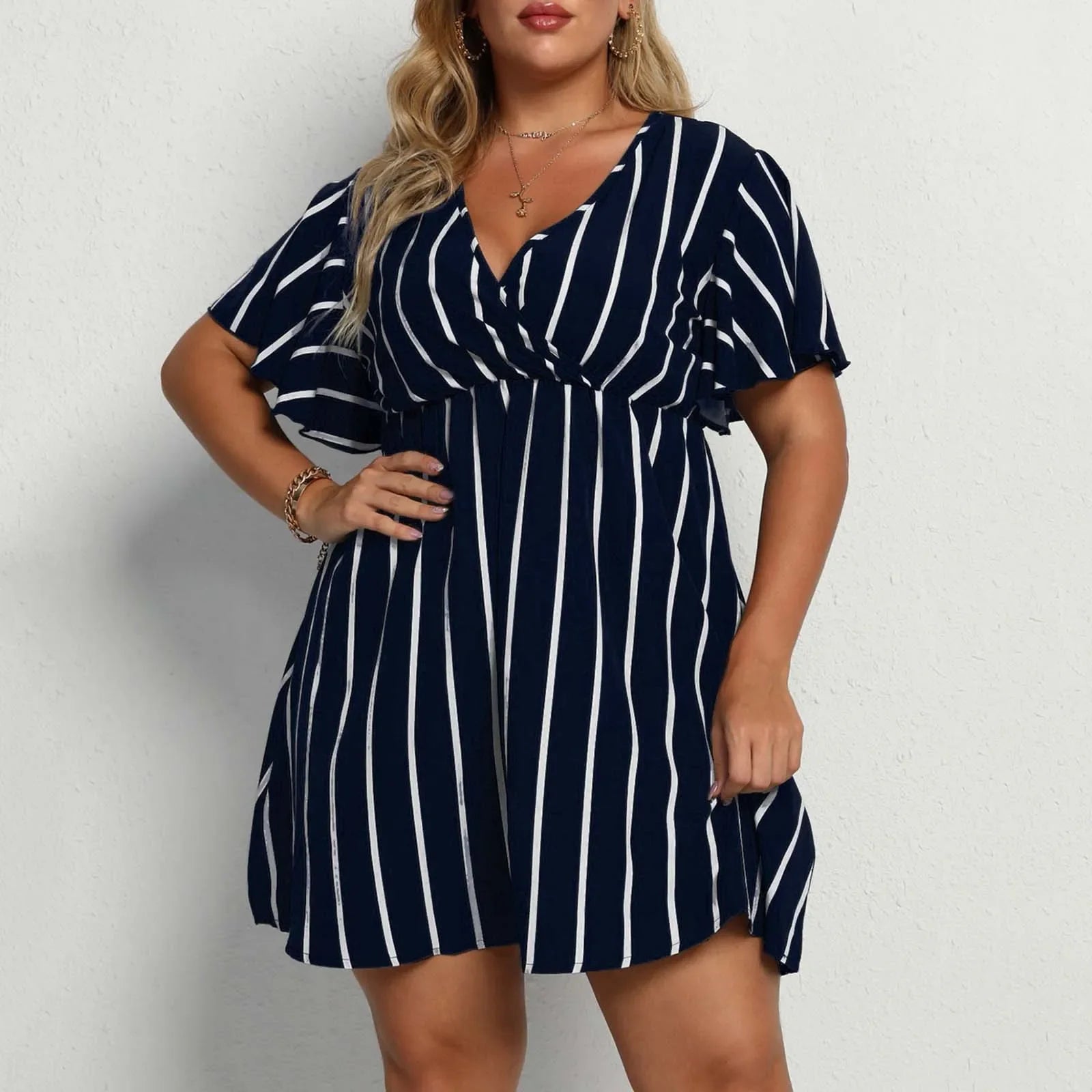 Striped Mini Dress