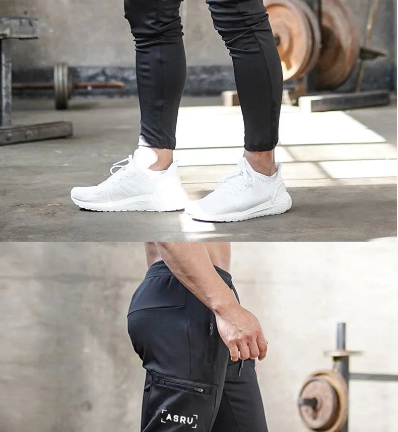 Men's Gym Fitness Multi-Pocket Workout Training Pants Cotton Jogging Sweatpants Camouflage Men  Fashion Training Trousers