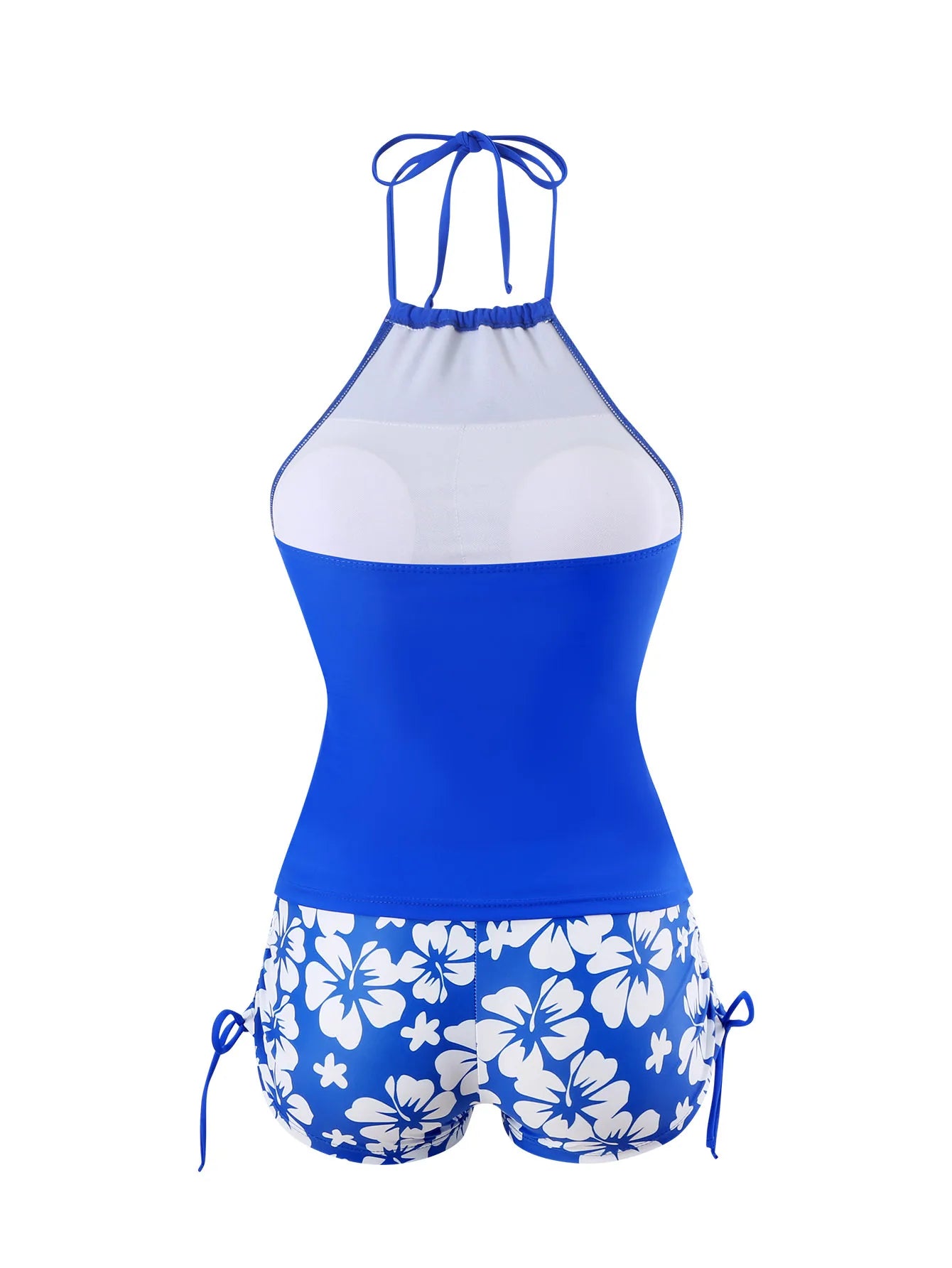 Women's Backless Bikini Tankini Set