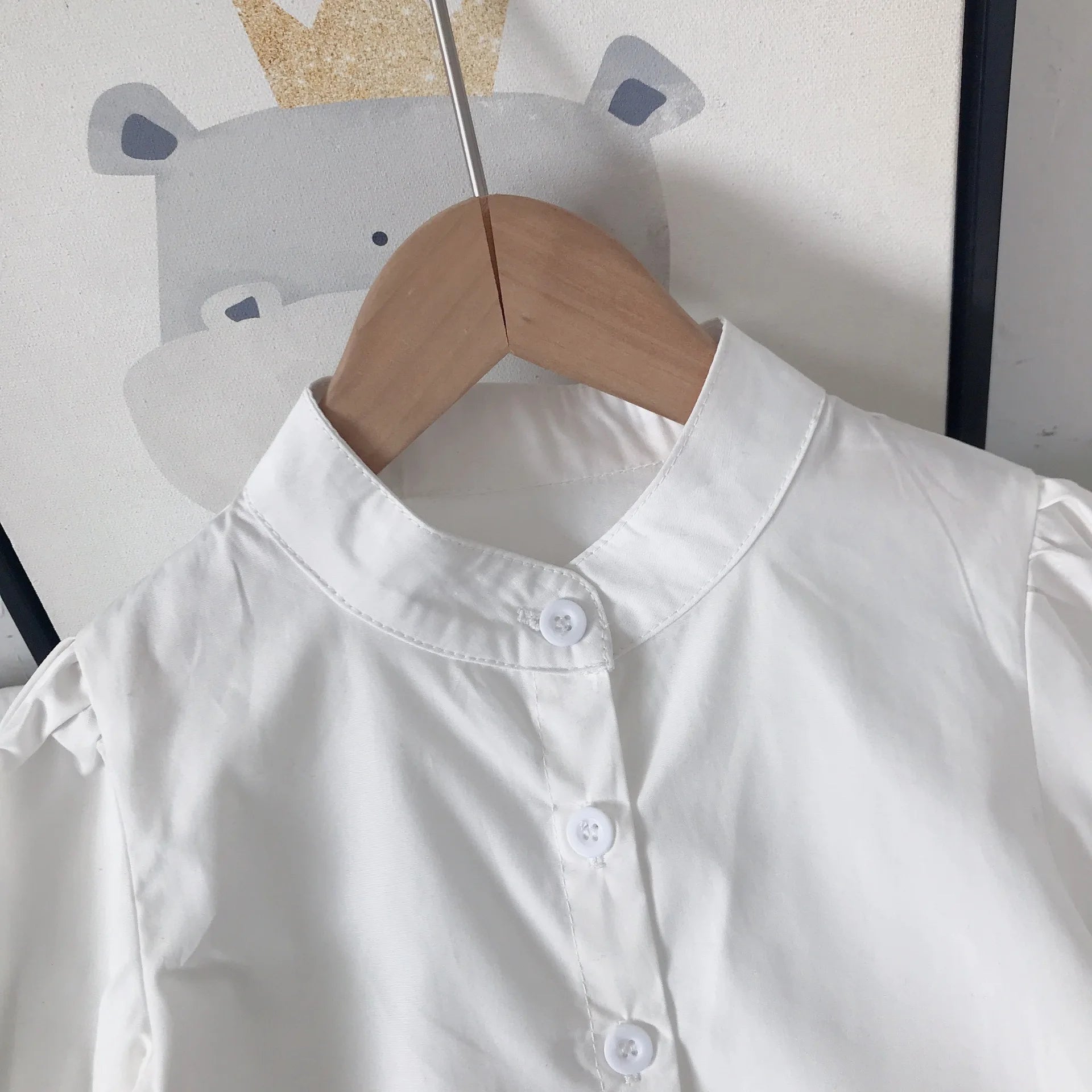 Girls' School Blouse & Sundress Set (2-8Y)