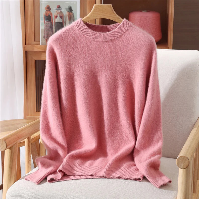 Autumn Winter Mink Cashmere Sweater