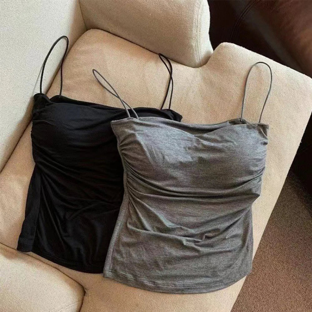 Women's Padded Spaghetti Strap Tank Top