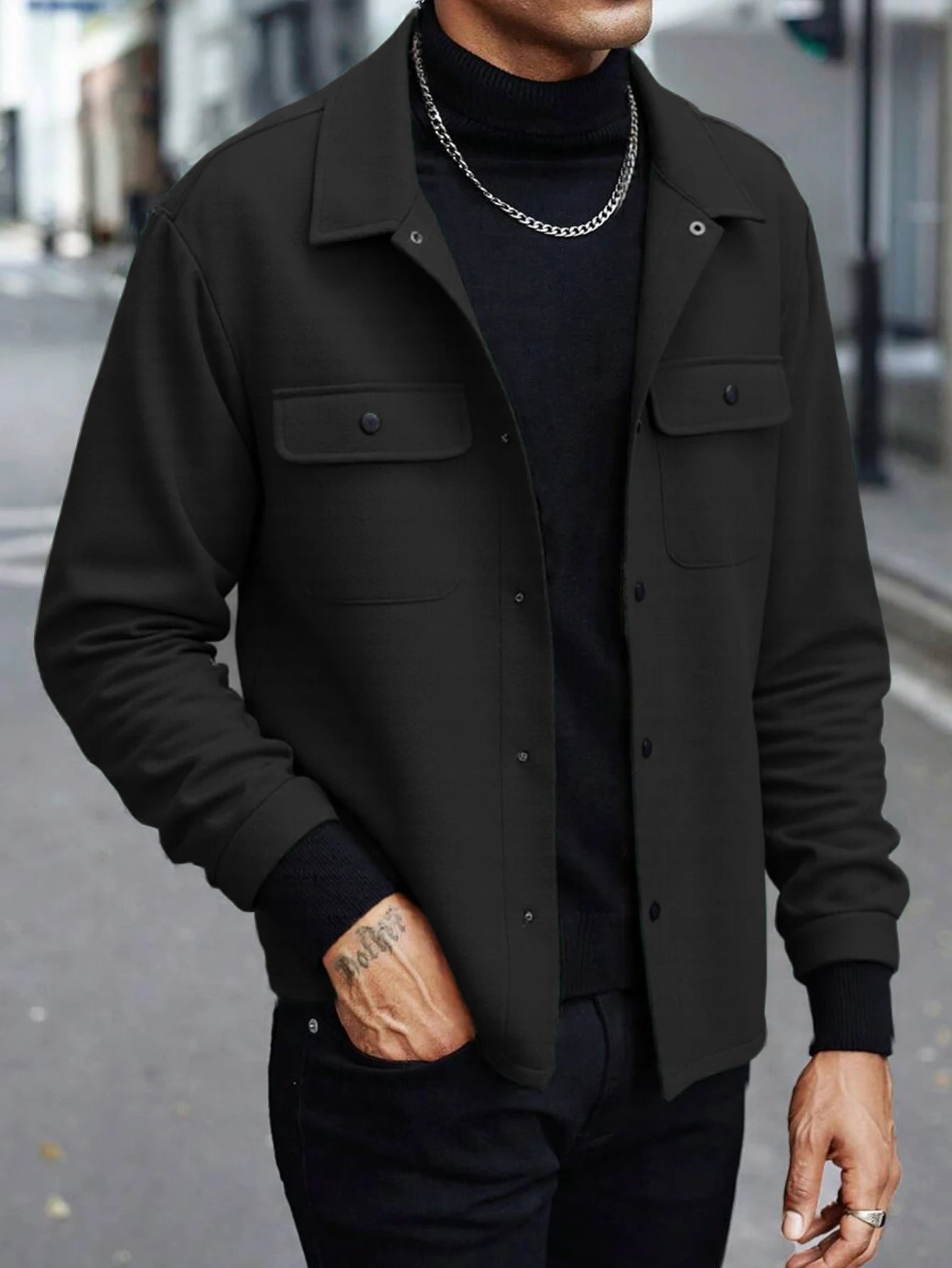 Men’s Modern Wool Blend Jacket