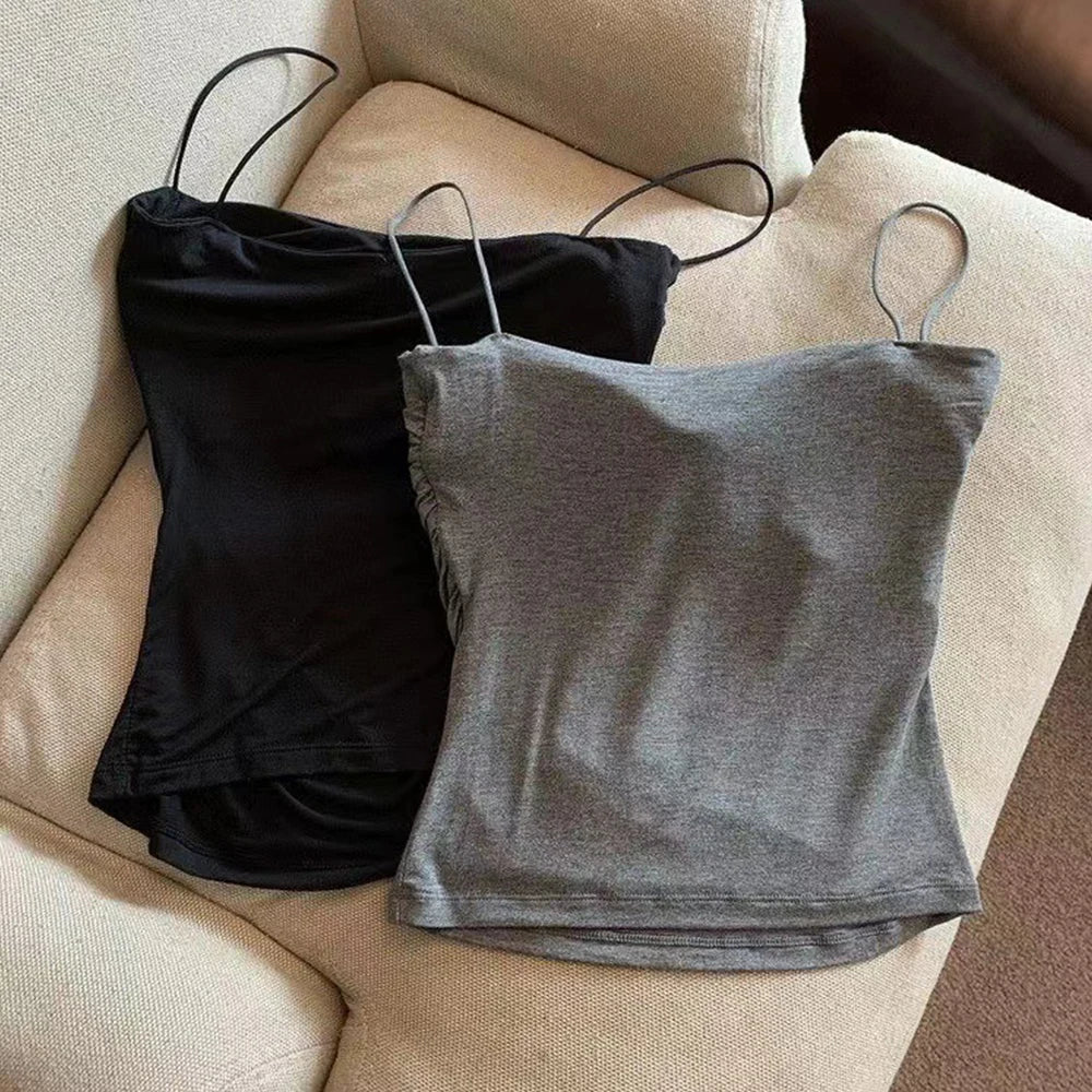 Women's Padded Spaghetti Strap Tank Top