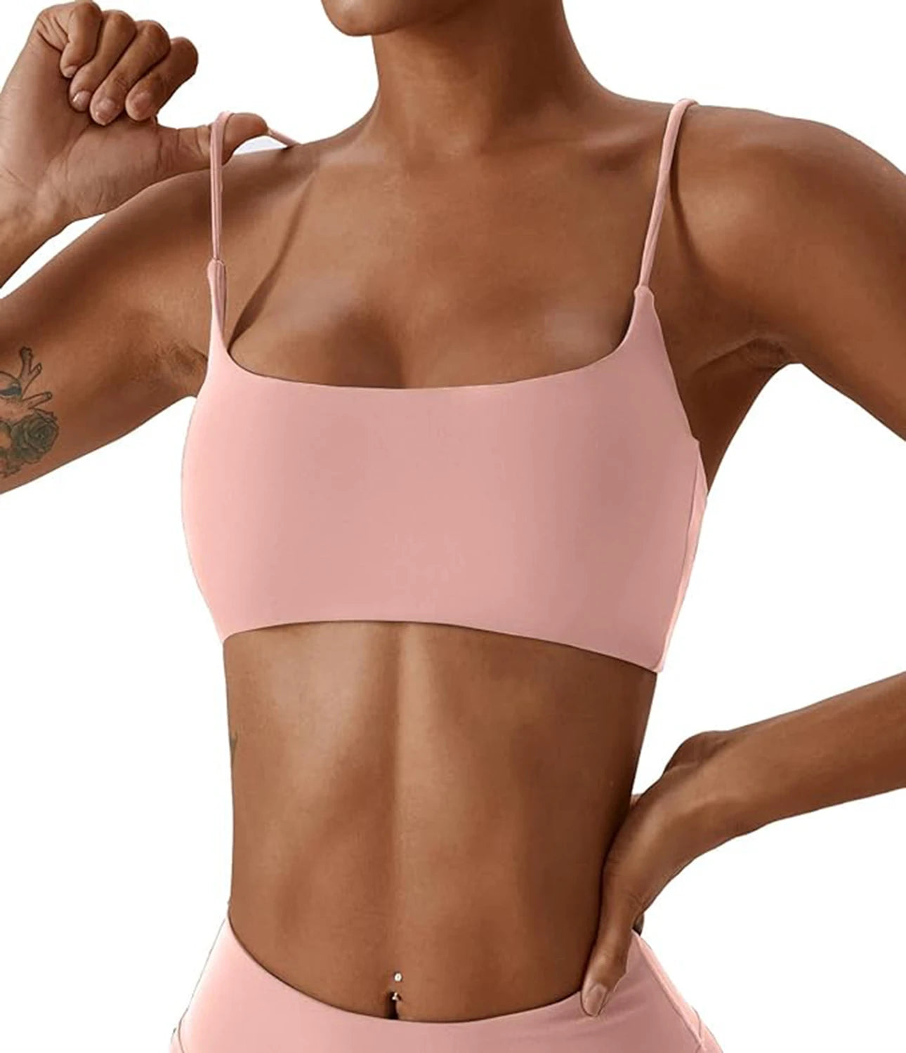 Women's Cross-Back Strappy Sports Bra
