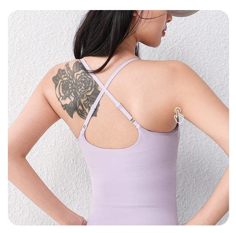 Women's U-Neck Yoga Sports Vest
