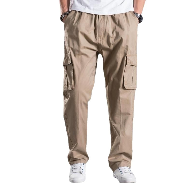 Men's Multi-Pocket Plus-Size Work Trousers