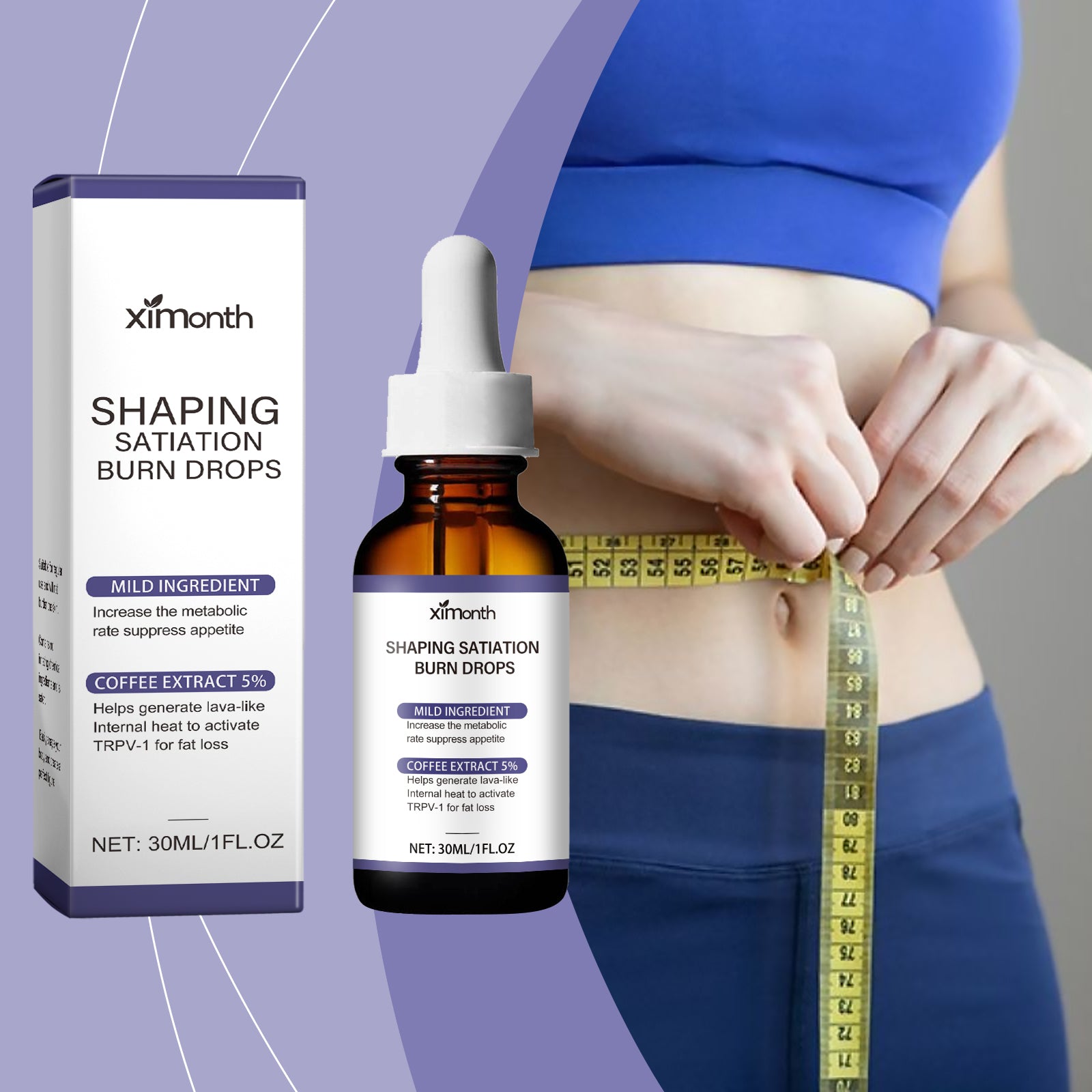 Ximonth Beauty Essential Oil — Hydrating Body Massage Drops