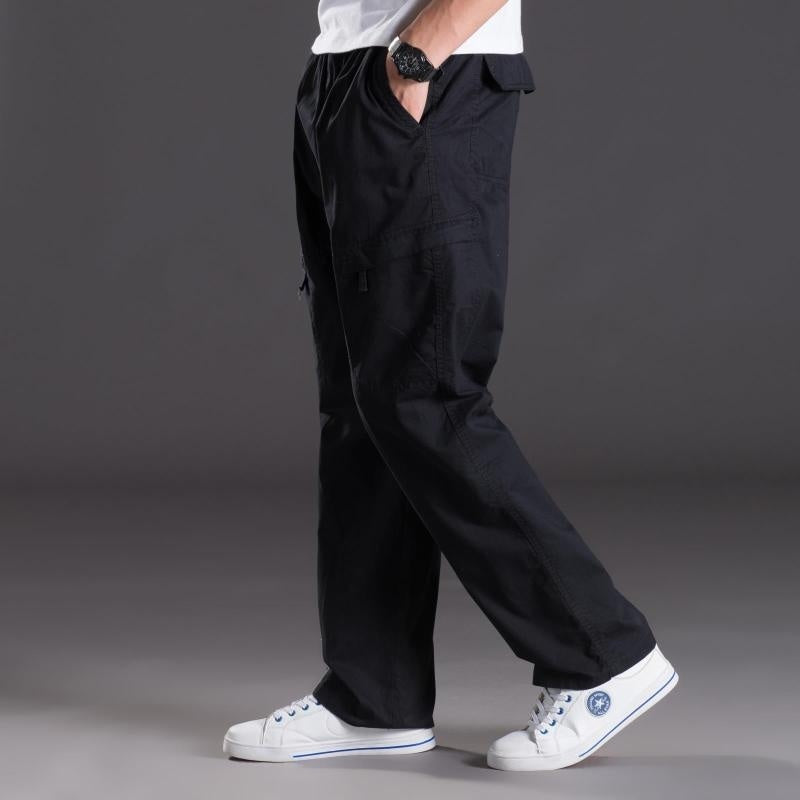 Men's Multi-Pocket Plus-Size Work Trousers