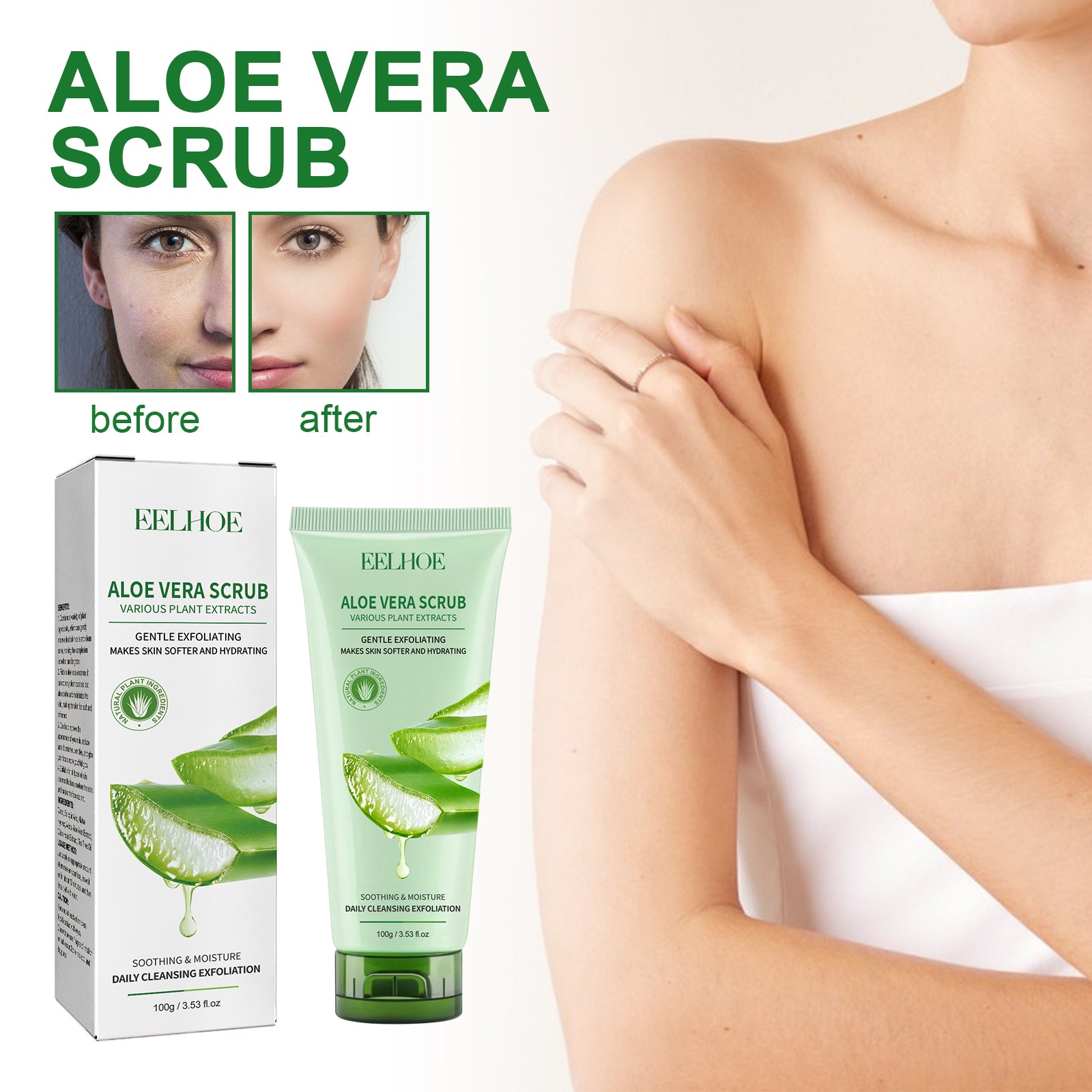 Aloe Vera Deep Cleansing Exfoliating Scrub