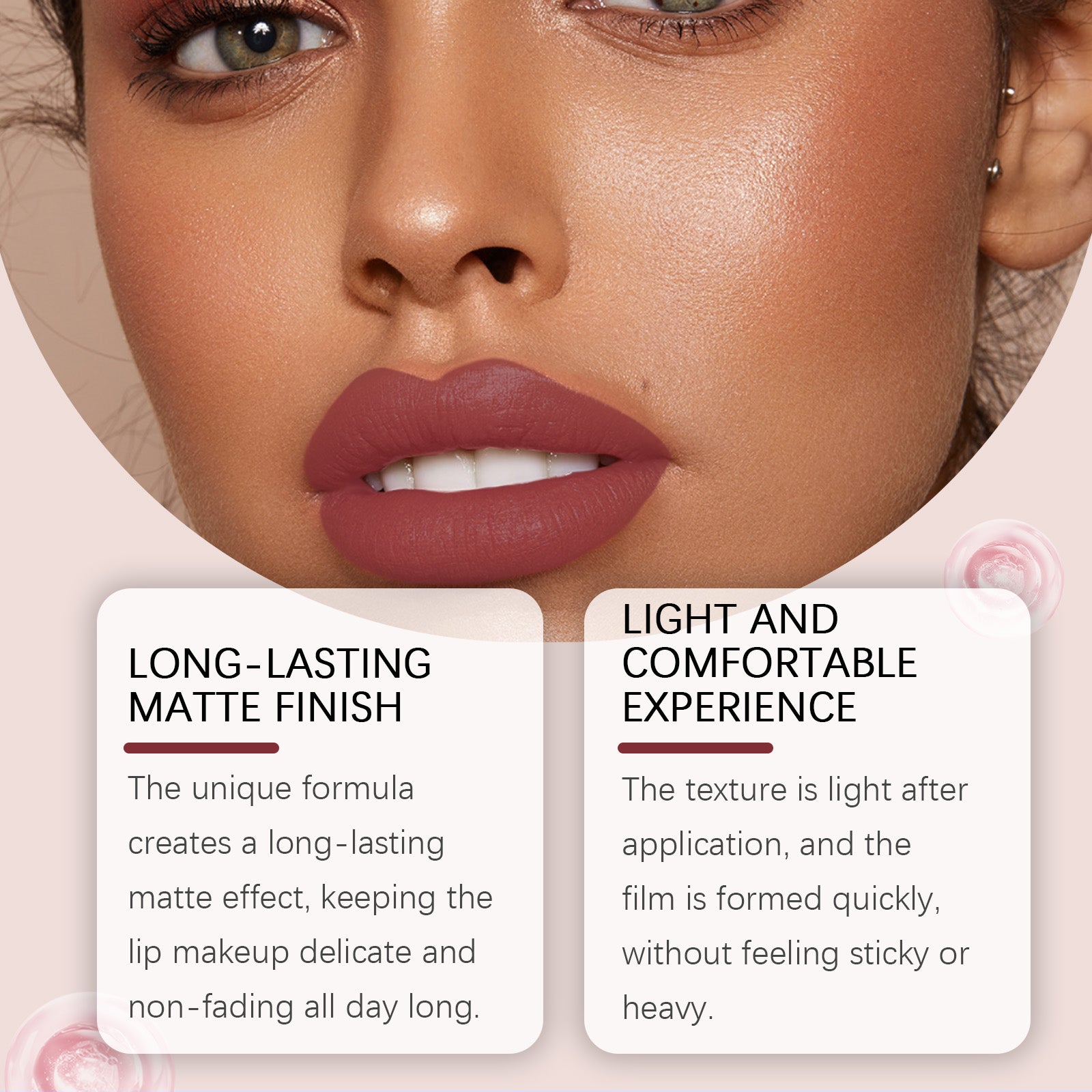 Eelhope Matte Liquid Lip Gloss Series Naturally