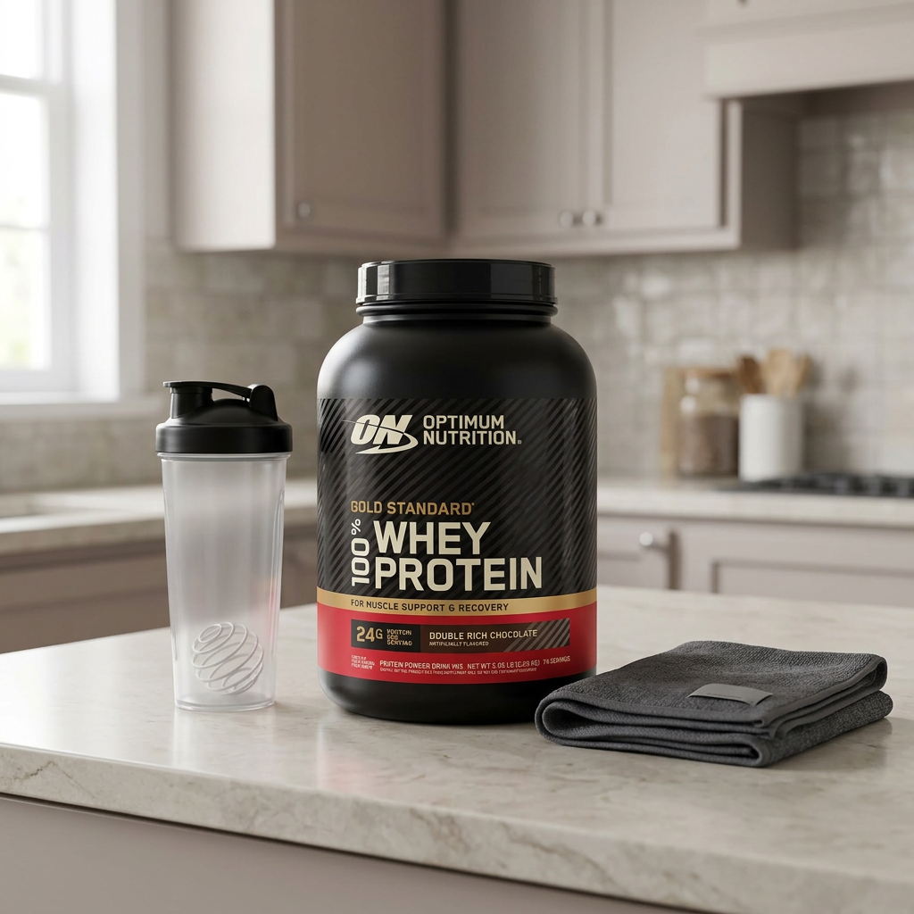 Optimum Nutrition Gold Standard Whey – Double Rich Chocolate, 5 lb